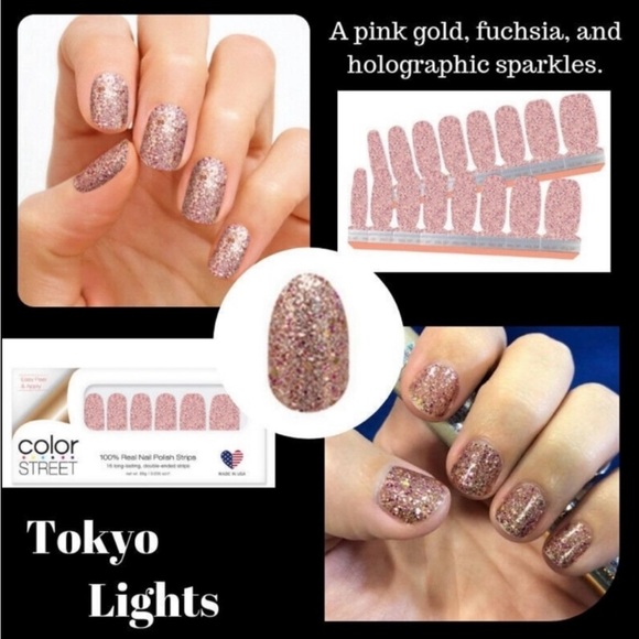 Color Street Other - 206. Color Street Nail Polish Strips - Tokyo Lights